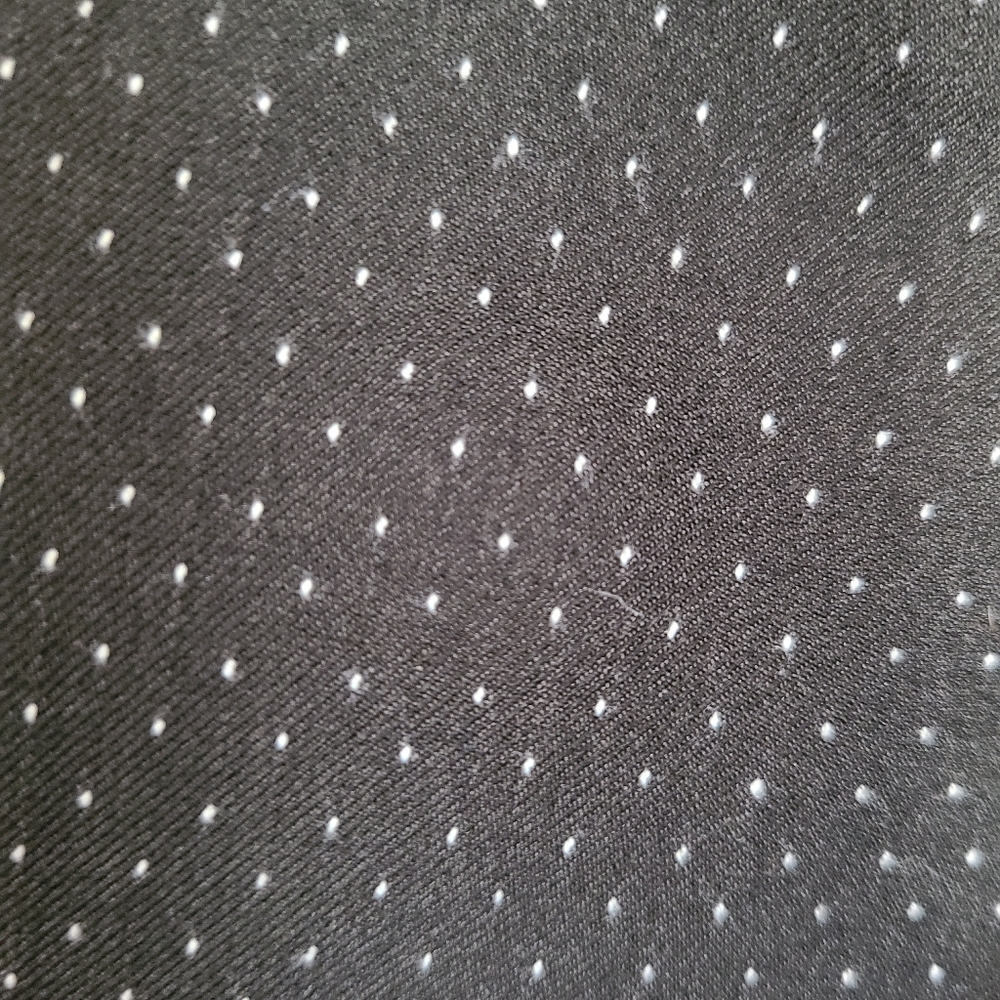 Amanda & Chelsea Size 14P Y2K Low-Rise Ponte Knit Black White Polka Dot Capris - Picture 8 of 11